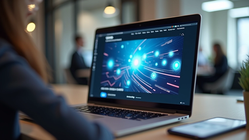 Animated banner advertisement displayed on website showing attention-grabbing visual elements and motion graphics in action